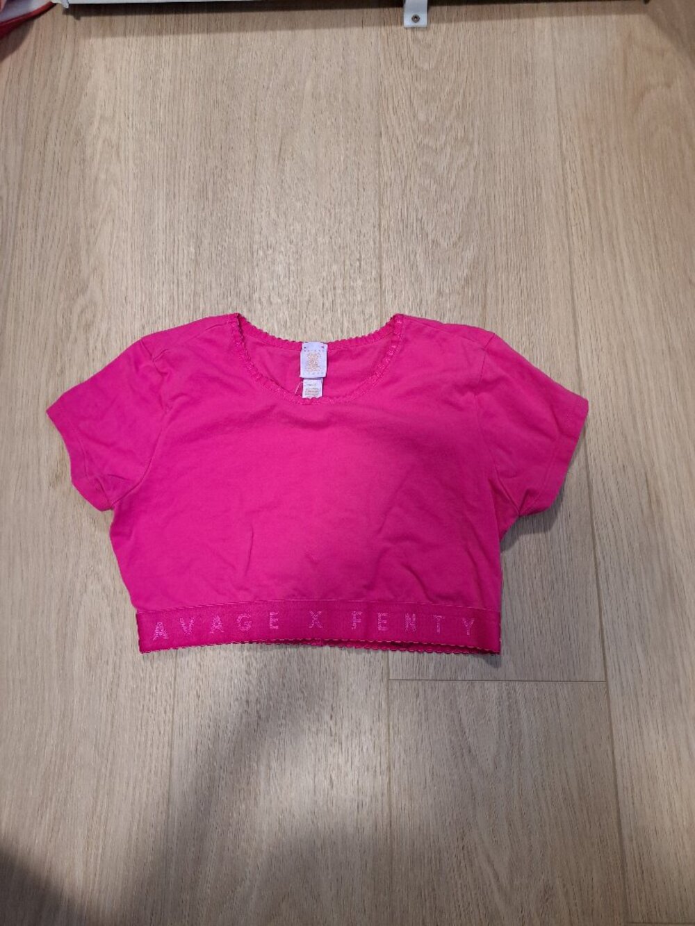 Savage X Fenty Pink Crop Top